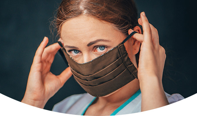 Abmahnung für selbstgenähte Mundmasken