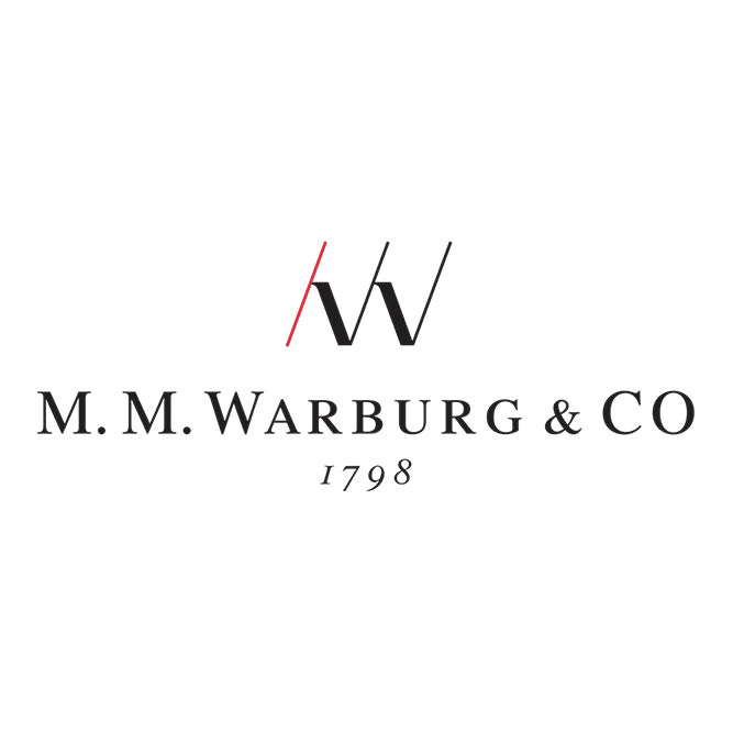 M.M. Warburg & Co. Logo, ein Finanzinstitut seit 1798