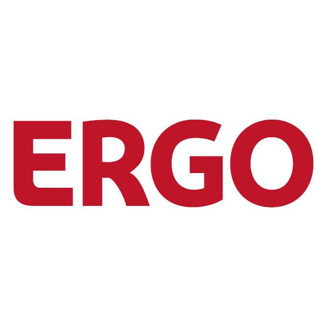 Das ERGO Logo in roter Farbe